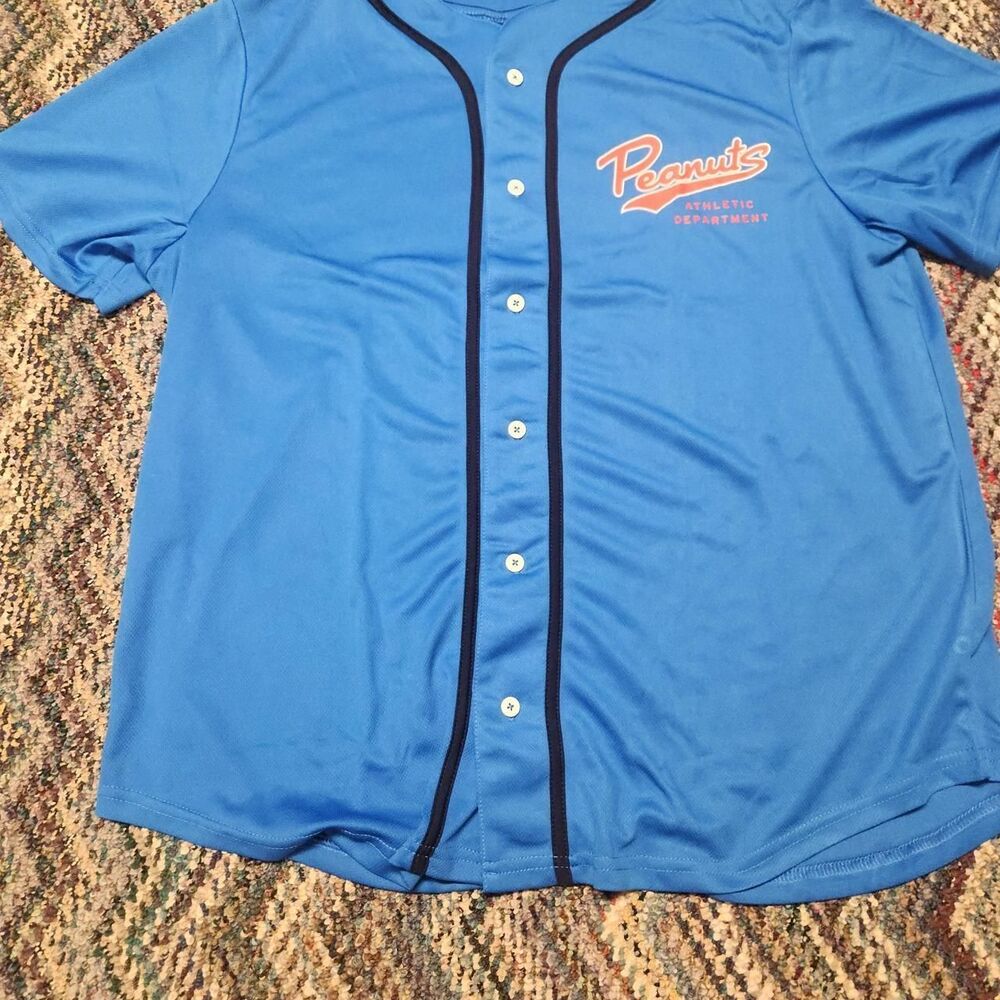 Peanuts Snoopy Blue Jersey XL